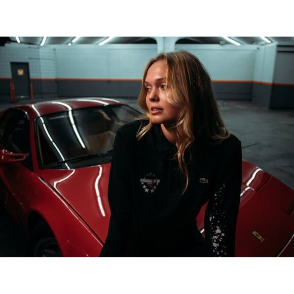 Lacoste x Shadow Hill Shirt in Black - Picture 2 of 4